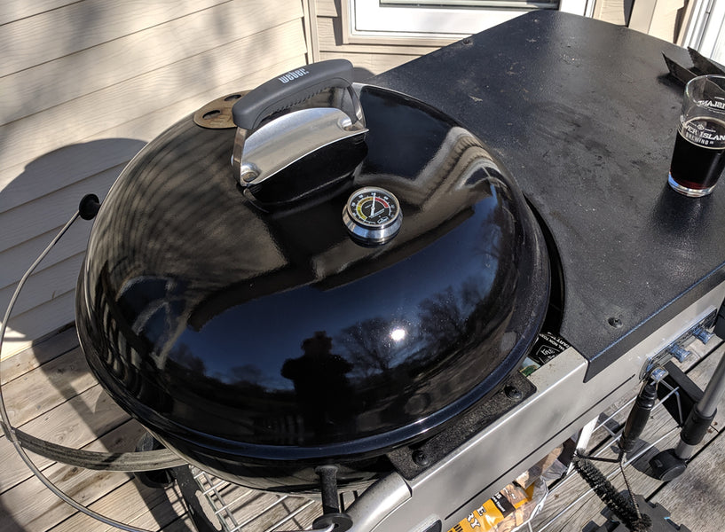 Upgrading the Weber Performer Charcoal Grill with a Smoker Thermometer
