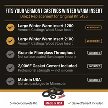 Load image into Gallery viewer, 3435 Vermont Castings Winter Warm Insert Gasket Kit