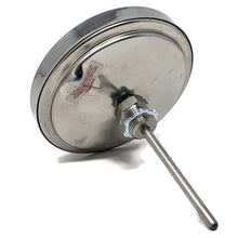 Load image into Gallery viewer, BBQ Smoker Thermometer - 5" Black and Glow Dial