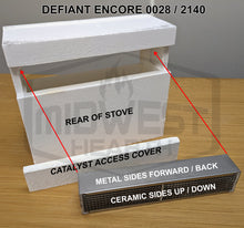Load image into Gallery viewer, Catalytic Combustor Vermont Castings Defiant Encore (2.5" x 13" x 2")