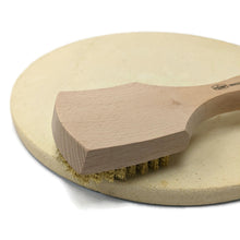 Load image into Gallery viewer, 9-Inch Brass Wire Cleaning Brush with Wood Handle