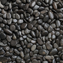 Load image into Gallery viewer, Midwest Hearth Decorative Polished Black Pebbles 3/8&quot; Gravel Size (10-lb Bag)
