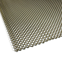 Load image into Gallery viewer, Midwest Hearth Fireplace Mesh Screen Curtain - Antique Brass