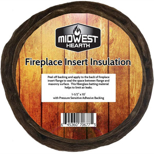 Midwest Hearth Fireplace Insert Insulation 10-Foot Roll