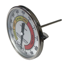 Load image into Gallery viewer, Thermometer for Kamado Style Charcoal Grills - 3" Dial