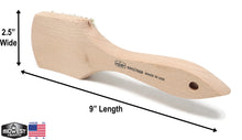 Load image into Gallery viewer, 9-Inch Brass Wire Cleaning Brush with Wood Handle