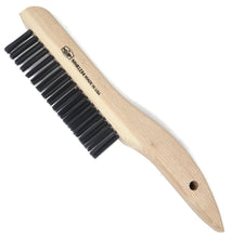 Load image into Gallery viewer, 10-Inch Tempered Steel Wire Cleaning Brush with Wood Handle
