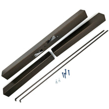 Load image into Gallery viewer, Adjustable Rod and Valance Kit for Fireplace Mesh Screen Curtains Antique Bronze