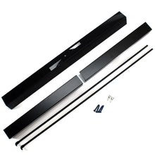 Load image into Gallery viewer, Adjustable Rod and Valance Kit for Fireplace Mesh Screen Curtains Black
