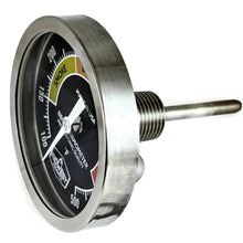Load image into Gallery viewer, BBQ Smoker Thermometer - 3" Black Dial