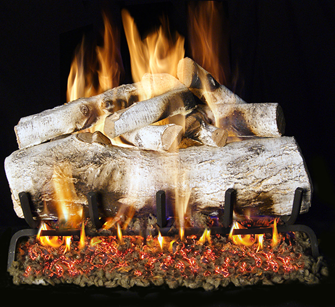 Utheer Gas Fireplace Glowing Embers, Rock Wool for Vent Free or Vented Gas  Log Sets, Inserts and Fireplaces, 6 Oz