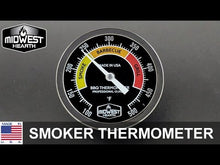 Load and play video in Gallery viewer, BBQ Smoker Thermometer - 3" Glow Dial