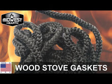 Load and play video in Gallery viewer, Replacement Gasket for Wood Burning Stoves - Rope Style