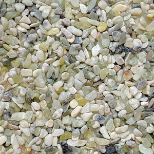 Midwest Hearth Natural Decorative Jade Bean Pebbles 1/5" Size (10-lb Bag)