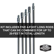 Load image into Gallery viewer, Midwest Hearth Pellet Stove Chimney Rod Kit (20-Foot)