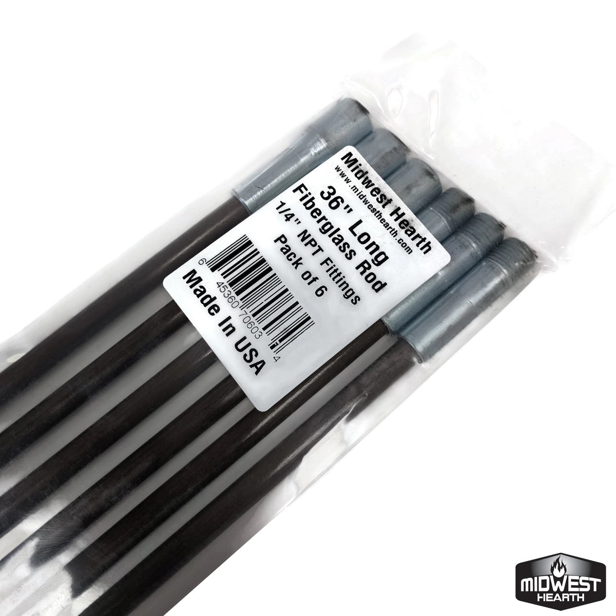 Fiberglass Chimney Rod Kit (18Foot) Midwest Hearth