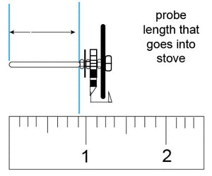 Catalytic Probe Thermometer (1-1/2" Dial and 7/8" Probe)