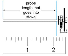 Load image into Gallery viewer, Catalytic Probe Thermometer (1-1/2&quot; Dial and 2-1/8&quot; Probe)
