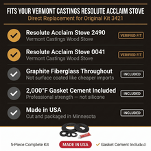 Load image into Gallery viewer, 3421 Vermont Castings Resolute Acclaim Gasket Kit
