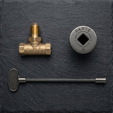 Load image into Gallery viewer, 8" Gas Key Valve Kit 1/2" NPT - Pewter
