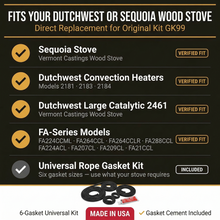 Load image into Gallery viewer, GK99 Vermont Castings Sequoia Stove and Convection Heaters Gasket Kit
