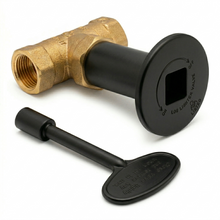 Load image into Gallery viewer, Gas Key Valve Kit 1/2" NPT - Black
