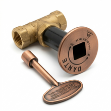 Load image into Gallery viewer, Gas Key Valve Kit 1/2" NPT - Antique Copper
