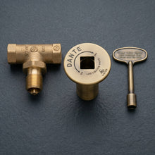 Load image into Gallery viewer, Gas Key Valve Kit 1/2" NPT - Antique Brass
