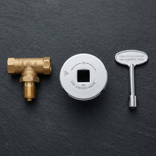 Load image into Gallery viewer, Gas Key Valve Kit 1/2" NPT - Chrome
