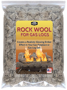 Rock Wool for Gas Logs - 6 oz. Bag