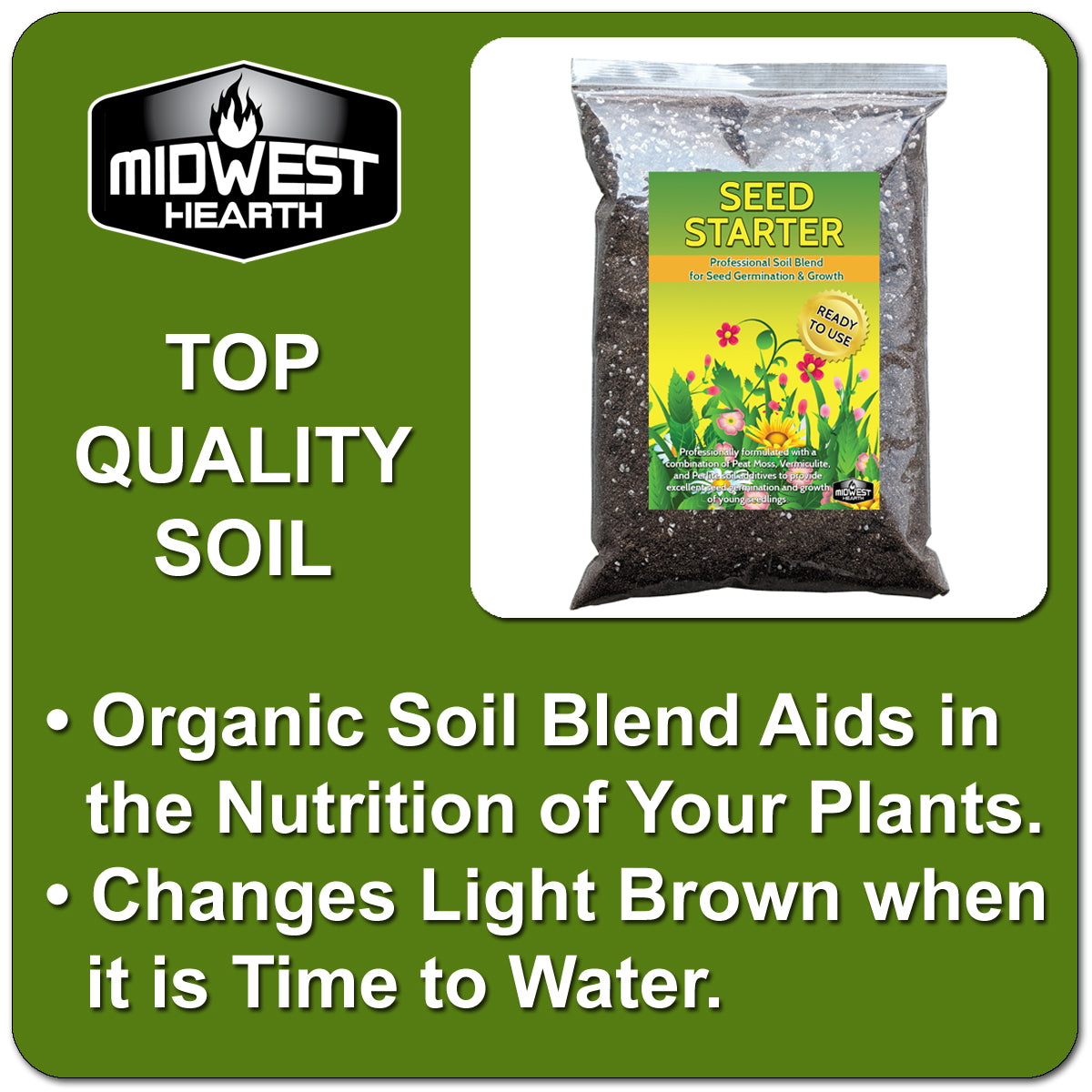 potting mix for seeds Seed Starter Potting Soil – Midwest Hearth