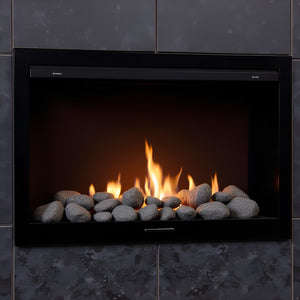 Ceramic Stone Set for Gas Fireplaces (25 Pieces) - Sherlock