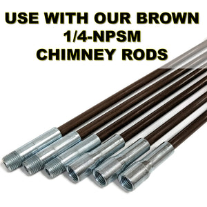 Poly Chimney Cleaning Brush - Round