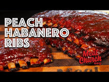 Load and play video in Gallery viewer, Peachy Peach Habanero Rib Candy
