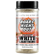Load image into Gallery viewer, Boar&#39;s Night Out Spicy White Lightning Rub

