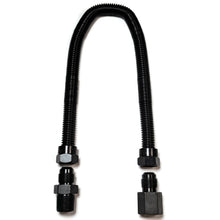 Load image into Gallery viewer, Whistle Free Flex Line 3/8&quot;ID, 1/2&quot;OD, 1/2&quot;NPT Fittings (Black 18&quot; Long)

