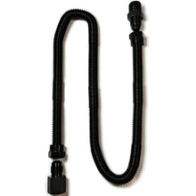 Load image into Gallery viewer, Whistle Free Flex Line 3/8&quot;ID, 1/2&quot;OD, 1/2&quot;NPT Fittings (Black 30&quot; Long)
