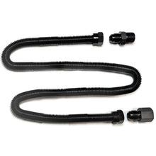 Load image into Gallery viewer, Whistle Free Flex Line 3/8&quot;ID, 1/2&quot;OD, 1/2&quot;NPT Fittings (Black 36&quot; Long)
