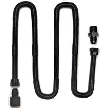 Load image into Gallery viewer, Whistle Free Flex Line 3/8&quot;ID, 1/2&quot;OD, 1/2&quot;NPT Fittings (Black 48&quot; Long)
