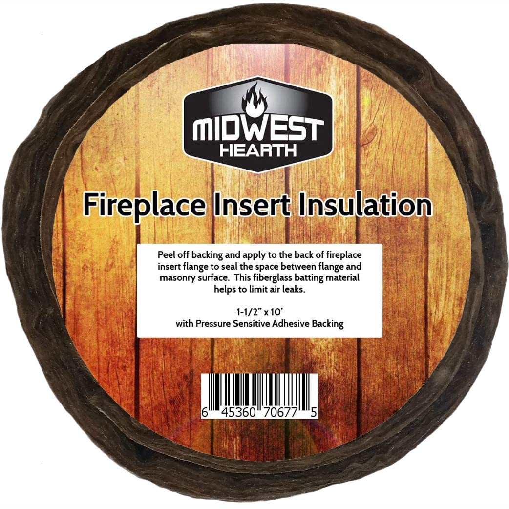 Fireplace Insert Insulation 10-Foot Roll