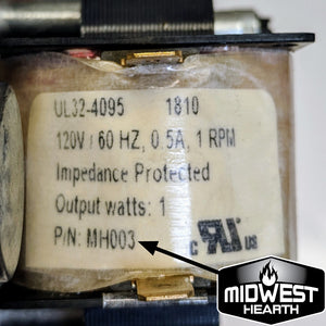 Midwest Hearth MH003 Pellet Stove Auger Motor Authenticity
