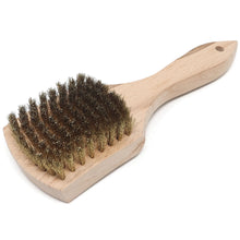Load image into Gallery viewer, 9-Inch Brass Wire Cleaning Brush with Wood Handle
