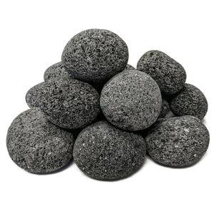 Midwest Hearth Tumbled Lava Stones for Fire Pit Medium (1"-2")
