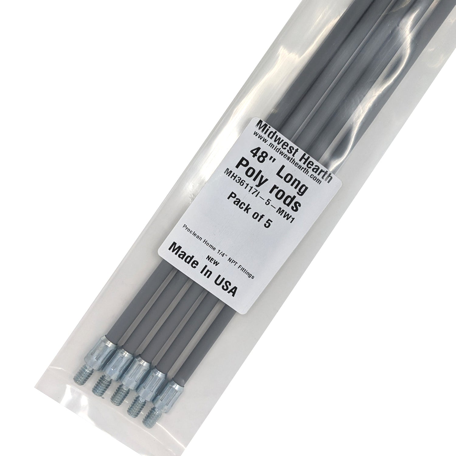 Pellet Stove Chimney Rod Kit (20-Foot) – Midwest Hearth