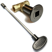 Load image into Gallery viewer, 8&quot; Gas Key Valve Kit 1/2&quot; NPT - Pewter

