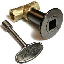 Load image into Gallery viewer, Gas Key Valve Kit 1/2&quot; NPT - Pewter
