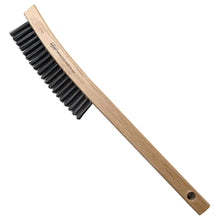 Load image into Gallery viewer, 14-Inch Tempered Steel Wire Cleaning Brush with Wood Handle

