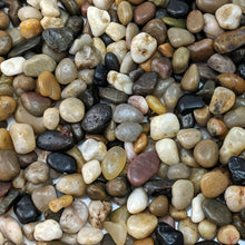 Load image into Gallery viewer, Midwest Hearth Decorative Polished Mixed Pebbles 3/8&quot; Gravel Size (10-lb Bag)
