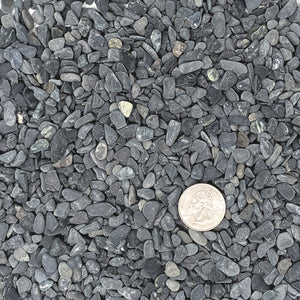 Natural Decorative Gray Pebbles 1/5" Size (10-lb Bag)