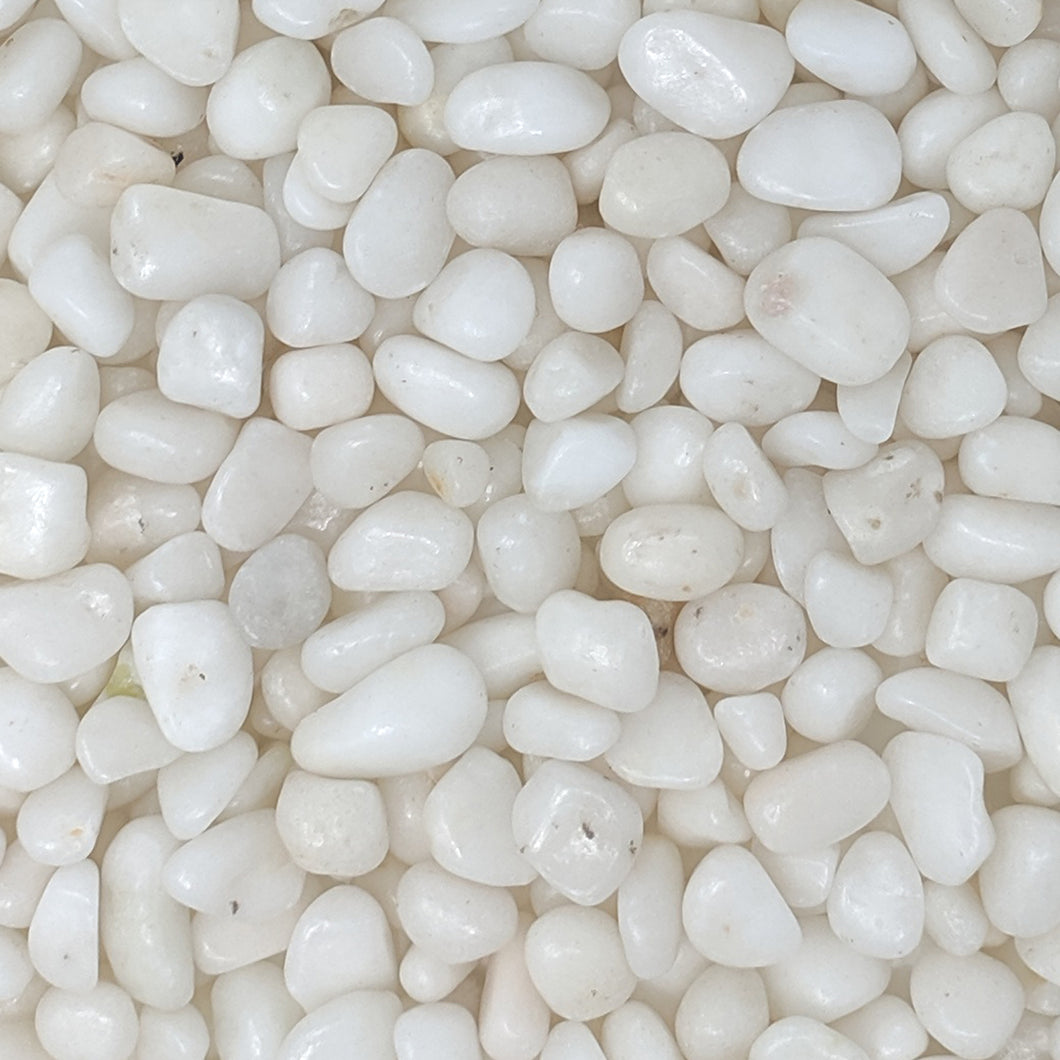Midwest Hearth Decorative Polished White Pebbles 3/8